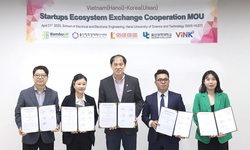 울산과학대학교, 울산창조경제혁신센터, 베트남 4대 도시 주요 대학 기관과 딥테크 창업을 위한 협약 체결